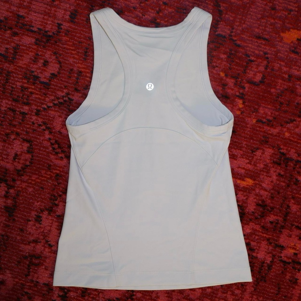 Light blue lululemon Align Waist-Length Racerback Tank Top